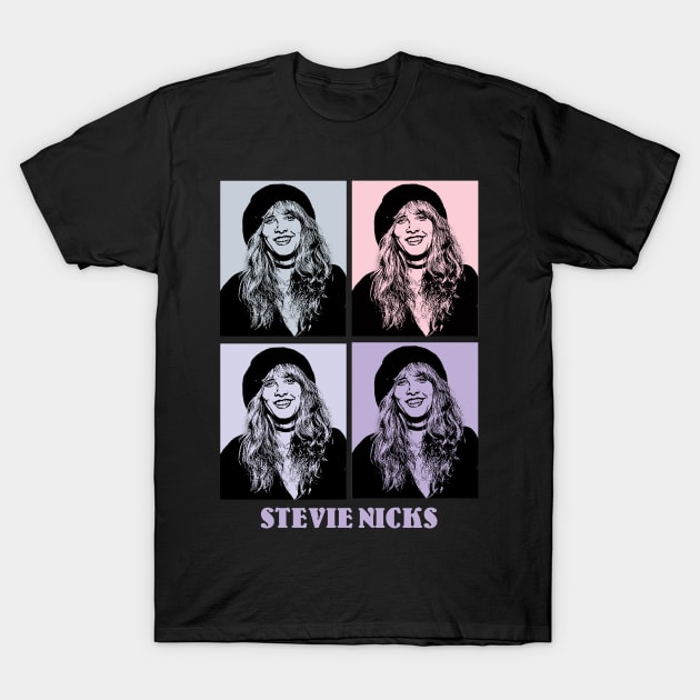 Stevie Nicks 1987s Pop Art T-Shirt by KERIKIL